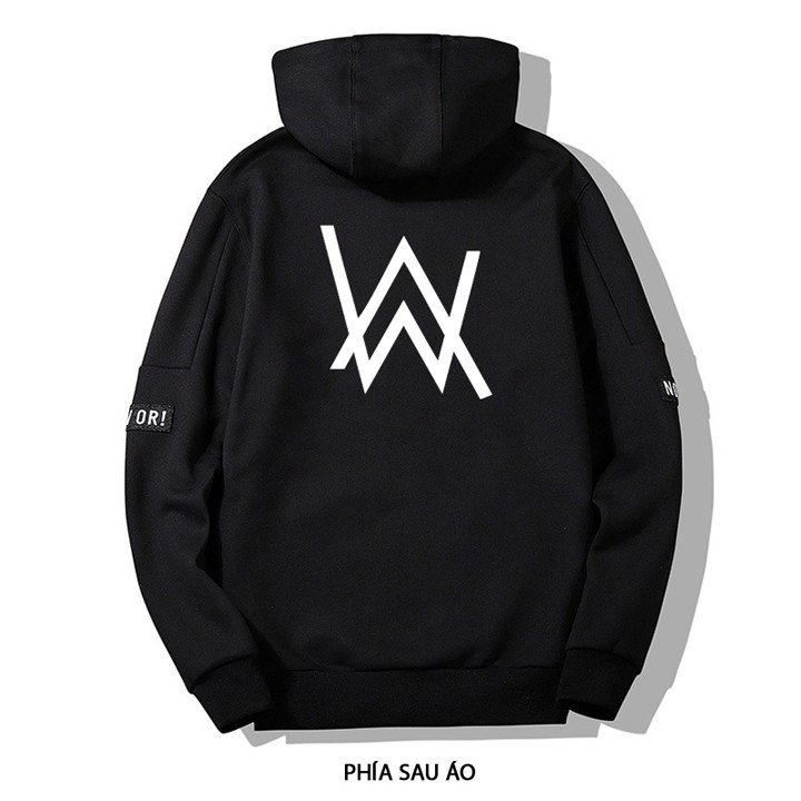 Áo khoác nỉ hoodie nam Alan Walker cá tính cao cấp (Tặng Kèm găng tay)