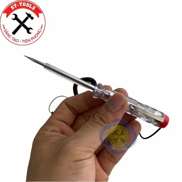 Bút thử điện xe ô tô xe máy C-Mart S0011 đèn sáng 2 màu xanh đỏ
