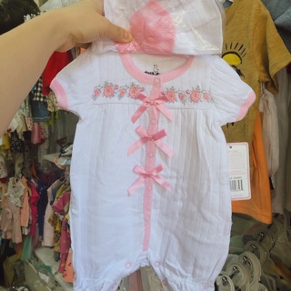 Body kèm mũ turban cho bé gái