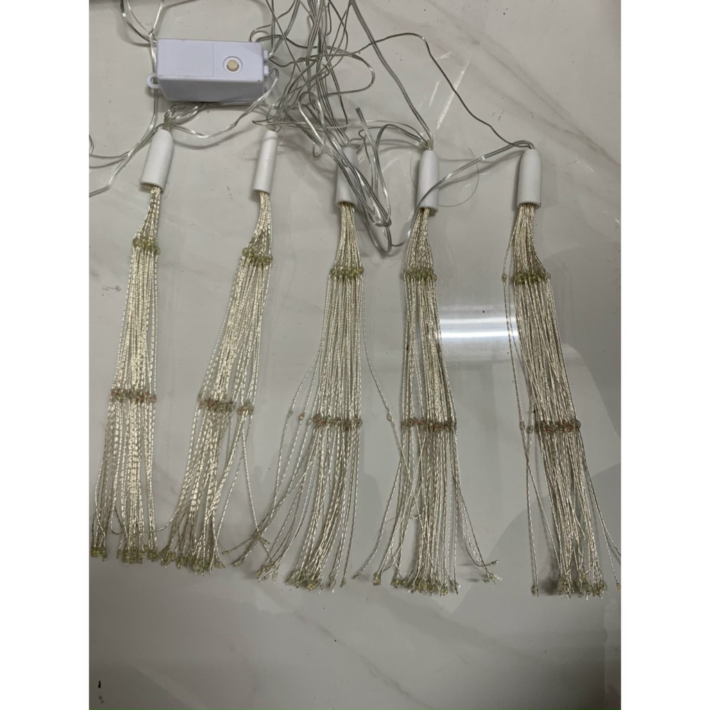 Bộ 5 dây đèn led pháo hoa trang trí tết dài 3 mét  trang trí nhà cửa