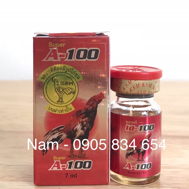 A-100 - THUỐC DƯỠNG TANG GÀ - 7ML