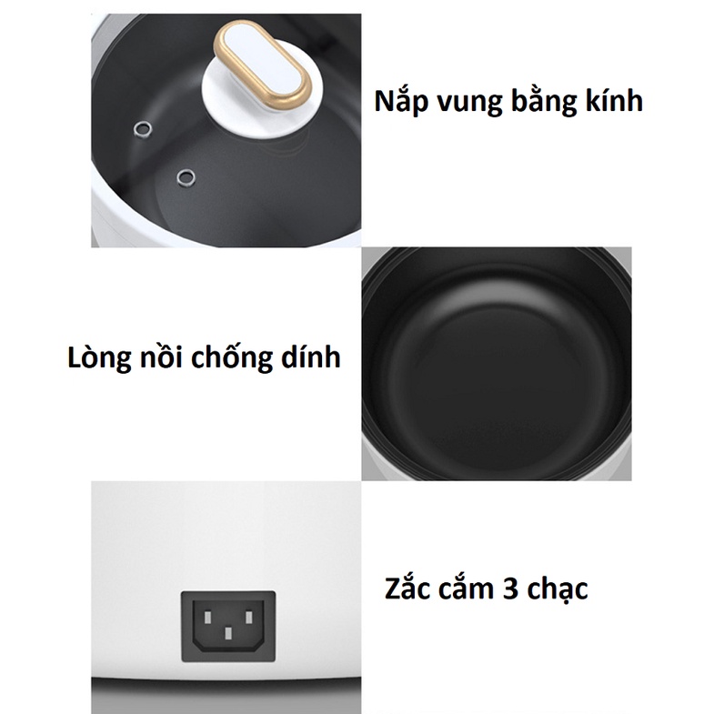 Nồi lẩu nướng điện đa năng chống dính giành cho 4-5 người ( YD-017 )