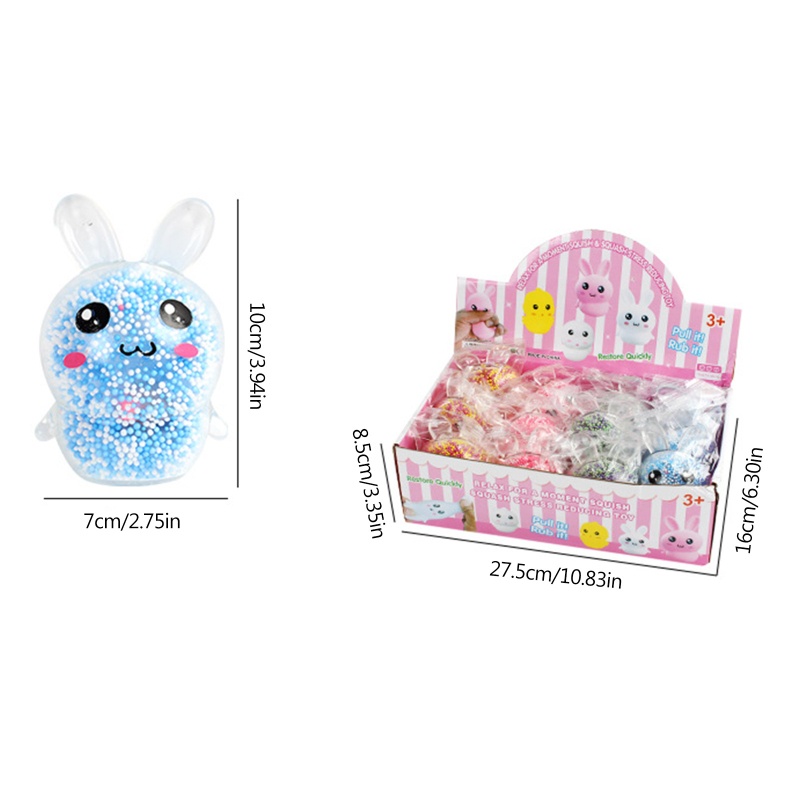 Đồ Chơi Con Quay Giảm Căng Thẳng Hình Thỏ Có Đèn LED