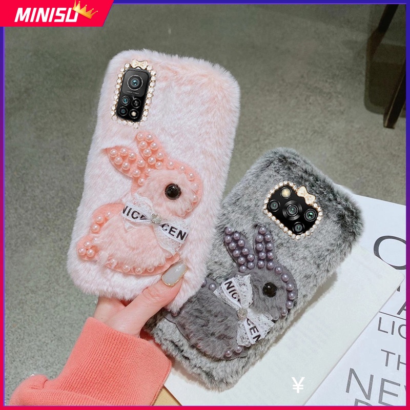 Ốp Điện Thoại Kiểu Thỏ Bông Cho Xiaomi Poco X5 X3 Pro NFC GT M4 M3 Pro F3 F4 C40