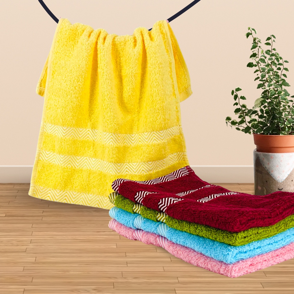 Khăn Mặt Cotton Cao Cấp Thiện Phú 34x75, Khăn Lau Mặt Chất Bông Sợi Tự Nhiên Thấm Nước Tốt M387