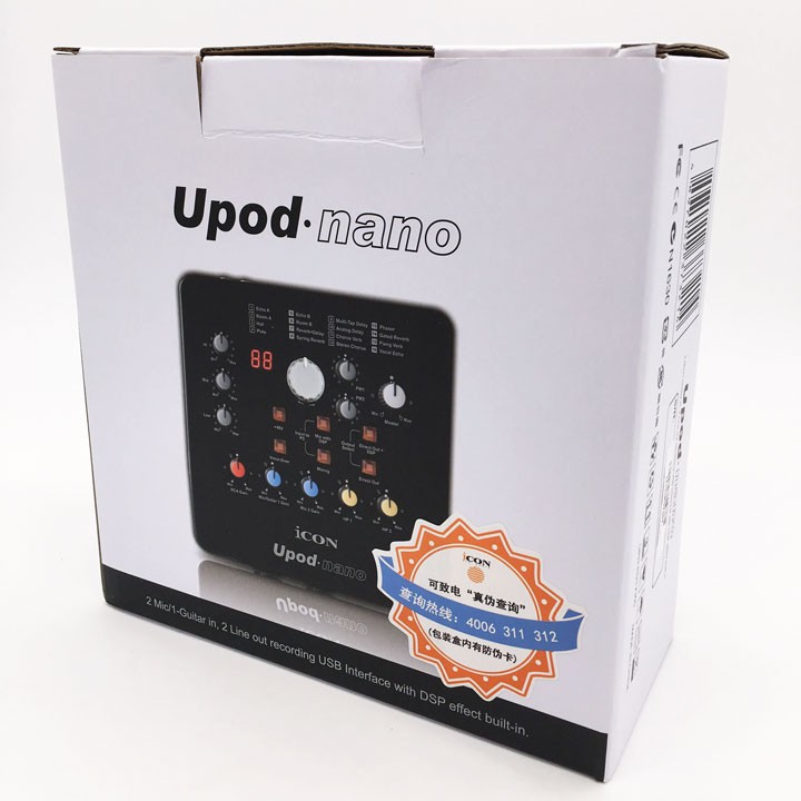 UPOD Nano - Sound Card Hát Karaoke Online, Live Stream Hãng iCon