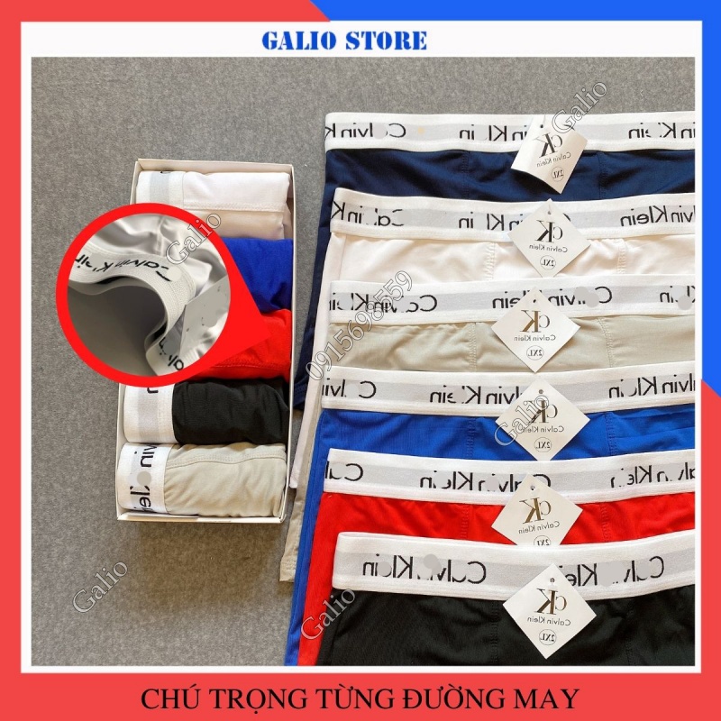 Quần Lót Nam Thoáng Mát Nam Tính Quần Boxer Cotton Thấm Hút Mồ Hôi Quần Sịp Nam Thun Lạnh Co Giãn 4 Chiều Cao Cấp GALIO