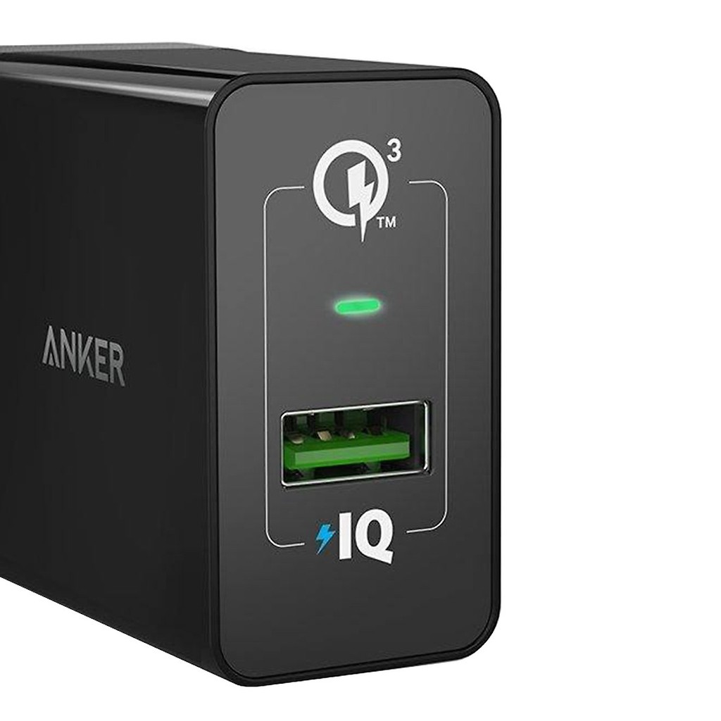 Sạc Anker 1 Cổng 18w, Quick Charge 3.0 (có PowerIQ) - A2013