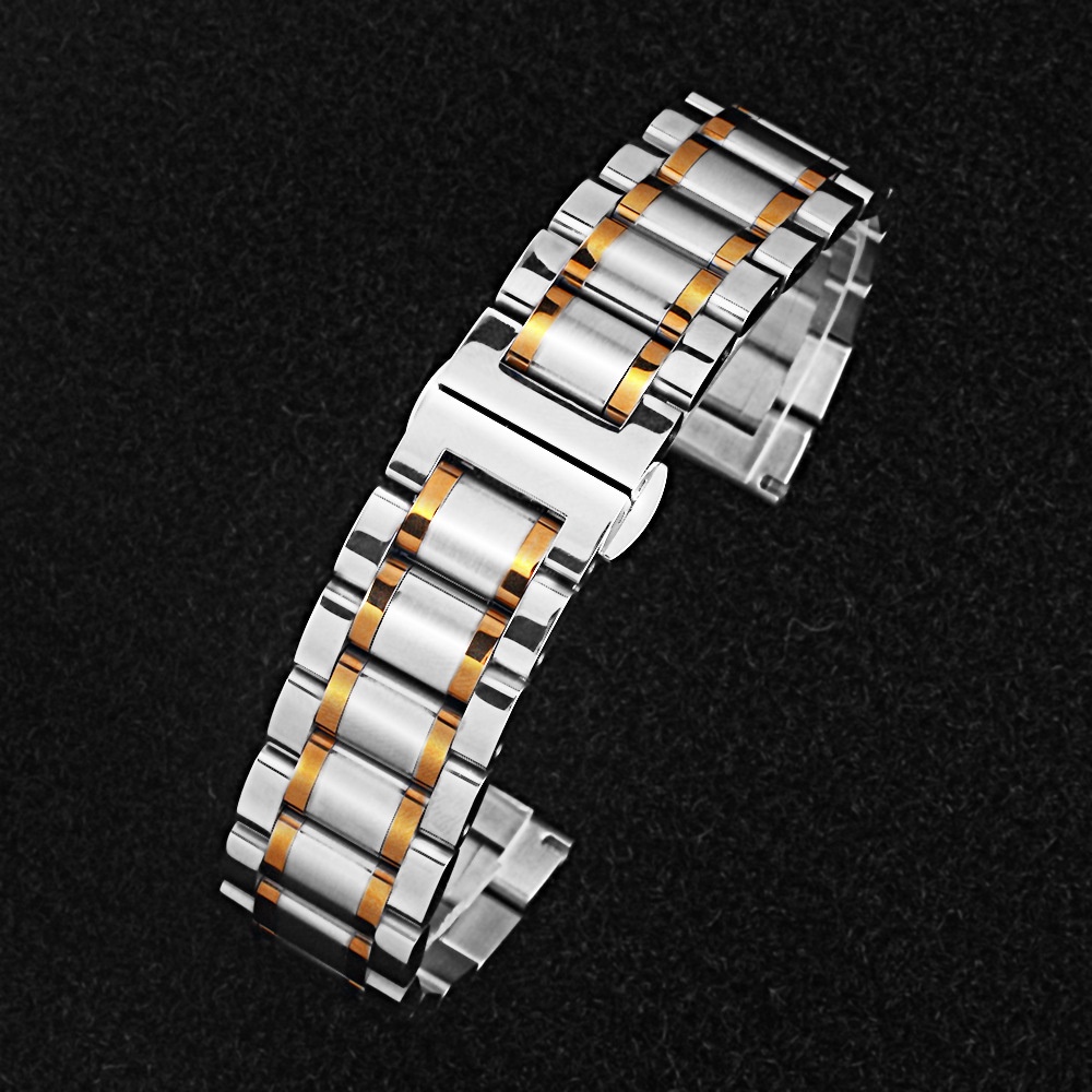 Dây Đeo Đồng Hồ Bằng Thép Không Gỉ 12mm 14mm 16mm 17mm 18mm 19mm 20mm 21mm 22mm 23mm 24mm