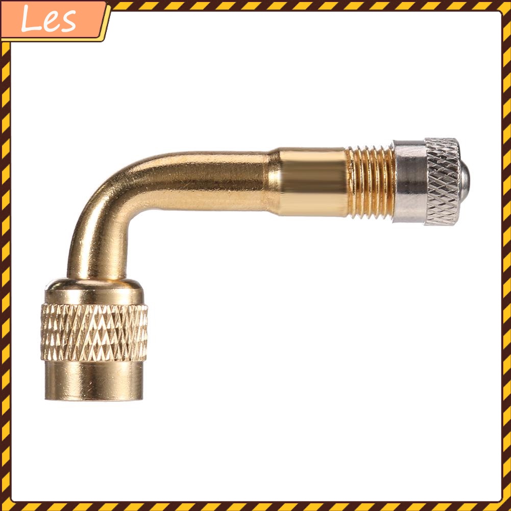 Van bơm hơi bánh xe hơi bằng đồng thau kèm đầu nối dài tiện dụng tùy chọn màu sắc