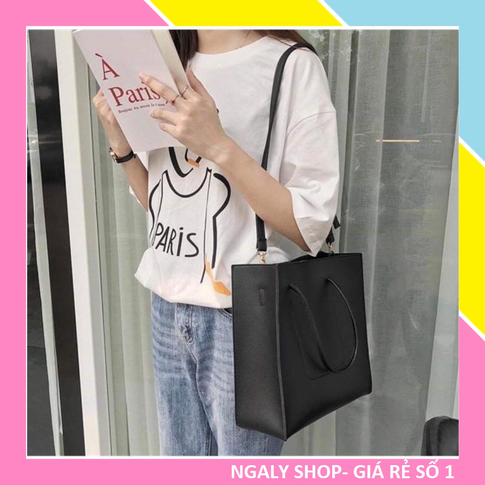 GIÁ SỐC  Túi Da A4 Basic Unisex