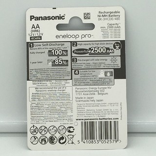 (SIÊU GIẢM GIÁ) Vỉ 4 pin sạc AA ( Pin tiểu ) eneloop pro 2500mAh
