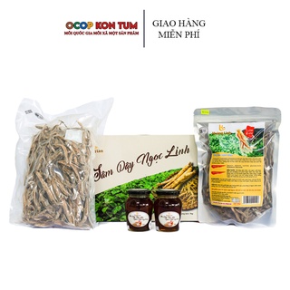 SÂM DÂY KHÔ - ĐẲNG SÂM NGỌC LINH - HỘP 1kg và TÚI 500gr - LOẠI 1