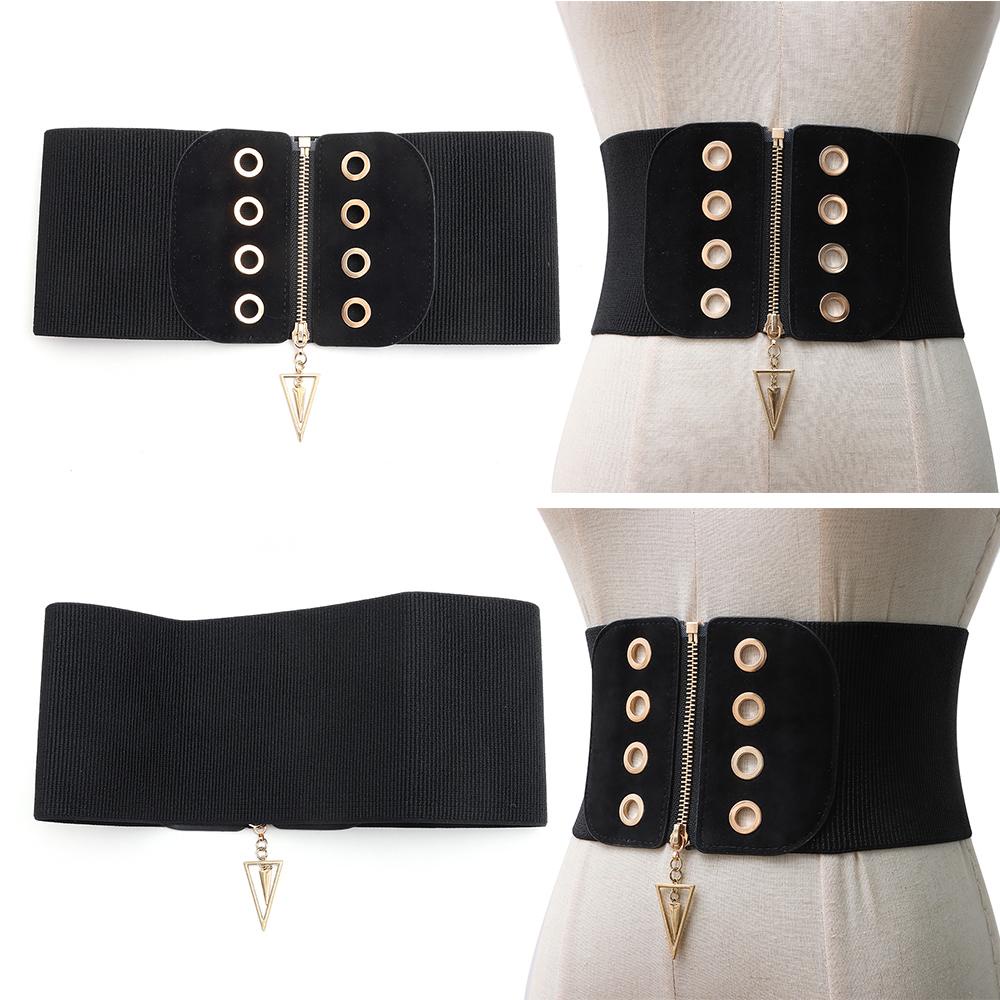 Thắt Lưng Dây Kéo Hình Tam Giác Thời Trang Cho Nữ