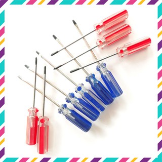 [Combo 2 Cái] Tua Vít Nhỏ 1 Đầu Sọc (3mmx75mm) - Có 2 Sự Lựa Chọn Tua Vít Âm ( - ) Hoặc Tua Vít Dương ( + )