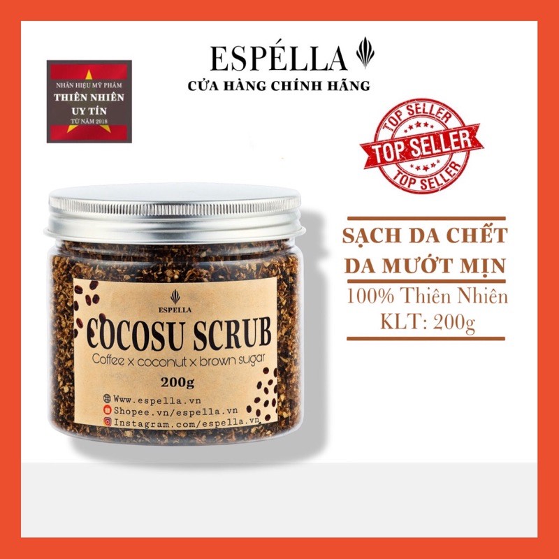 TẨY TẾ BÀO CHẾT COCOSU SCRUB MỀM MỊN DA HANDMADE