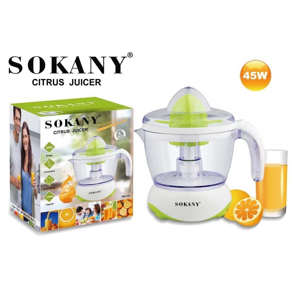 Máy Vắt Nước Cam Tự Động Sokany Dung Tích 700ml