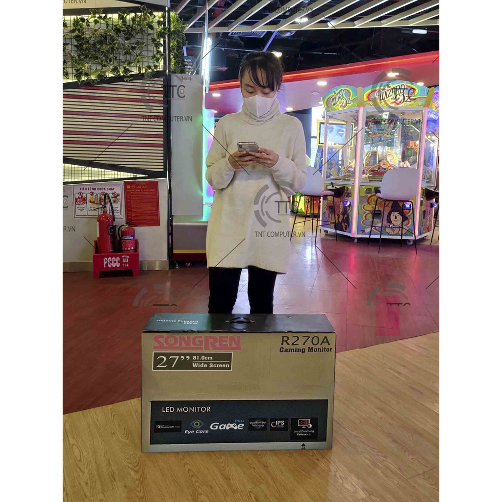 Màn Hình Máy Tính 27 inch cong 165hz gaming mới 100% hiệu Songren | BigBuy360 - bigbuy360.vn
