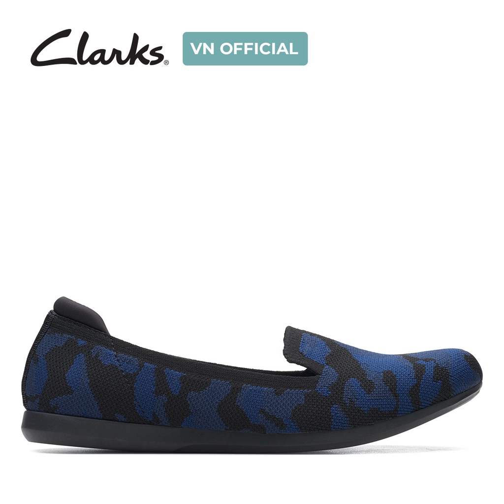Giày búp bê nữ CLARKS màu Xanh camo