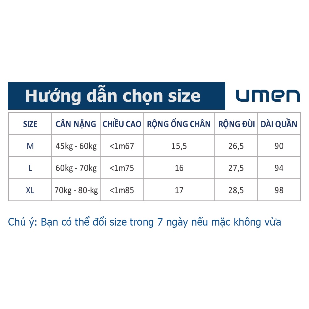 Quần dài nam 3 kẻ ngang, cotton co giãn thoáng mát - Umen mã UL001