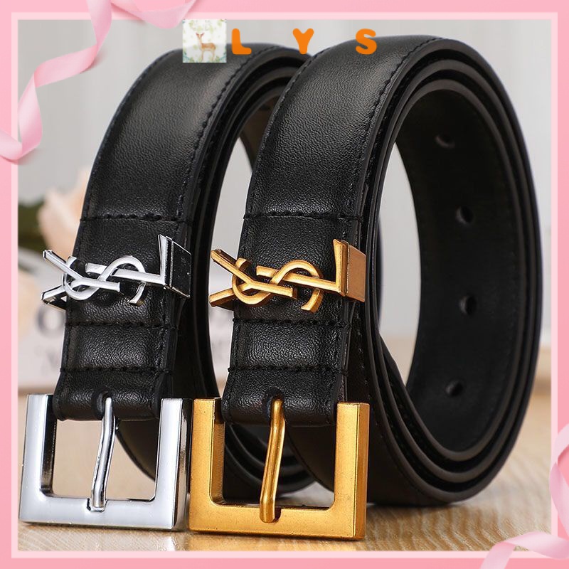 Thắt Lưng Da Thật Thiết Kế Đơn Giản Dễ Phối Đồ Phong Cách Retro Cho Nữ