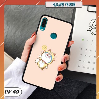 Ốp điện thoại HUAWEI Y9 2019 lưng nhám viền cao su dẻo in hình