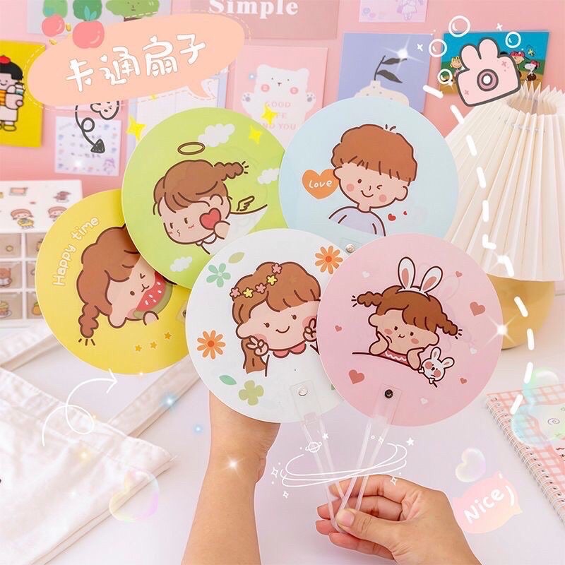 MUA 2 TẶNG 1, Quạt Cầm Tay Giá Rẻ ❤FREESHIP❤ Quạt Cầm Tay Mang Theo Tiện Lợi