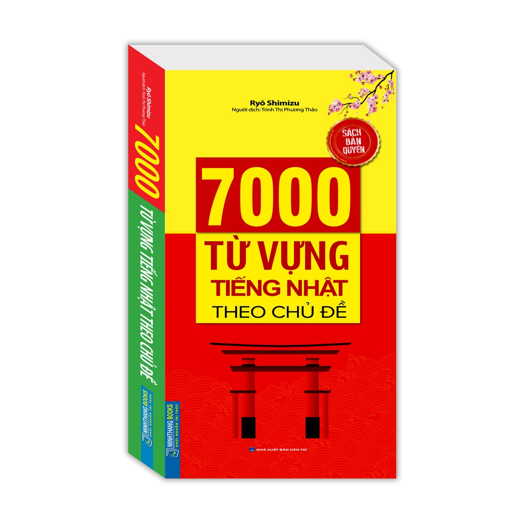 Sách - Sách bản quyền - 7000 từ vựng tiếng Nhật theo chủ đề