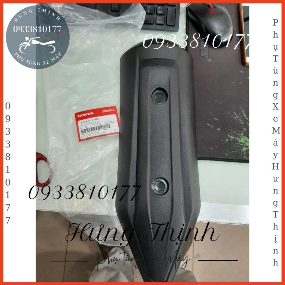 Tấm chắn nhiệt ống xả ốp bô lead 125 2013 -2017 honda