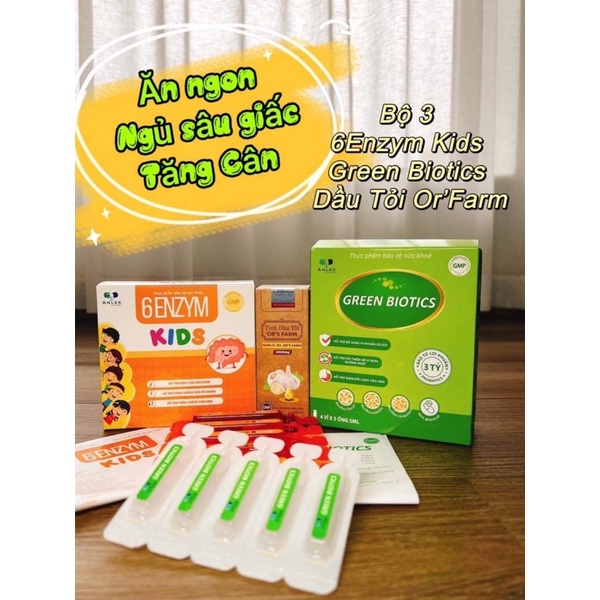 6enzym kids tăng đề kháng ăn ngon và ngủ sâu giấc