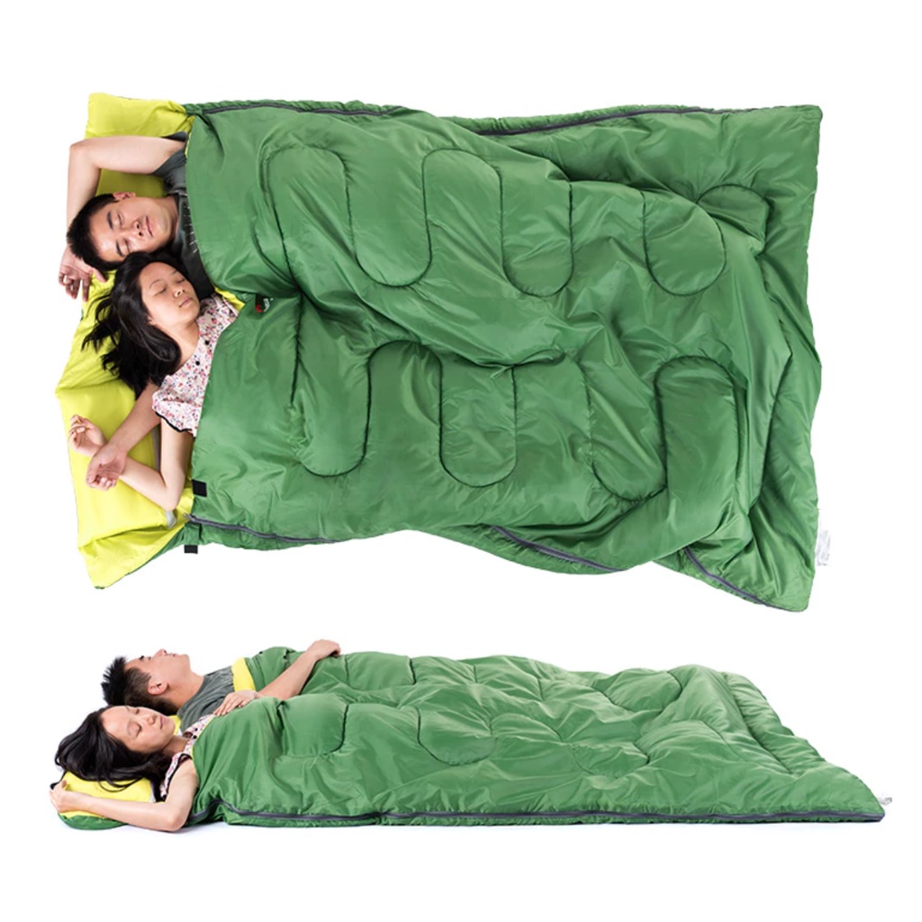Túi ngủ đôi kèm gối tháo rời được thành 2 túi ngủ đơn NatureHike SD15M030-J