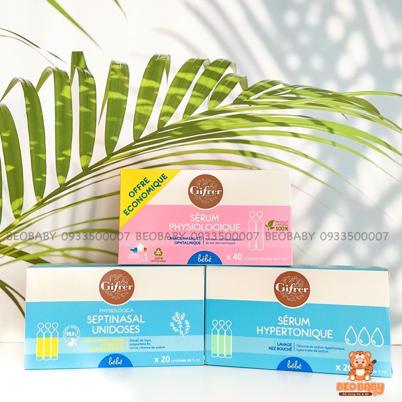 Nước Muối Sinh Lý Gifrer Pháp - Fysoline