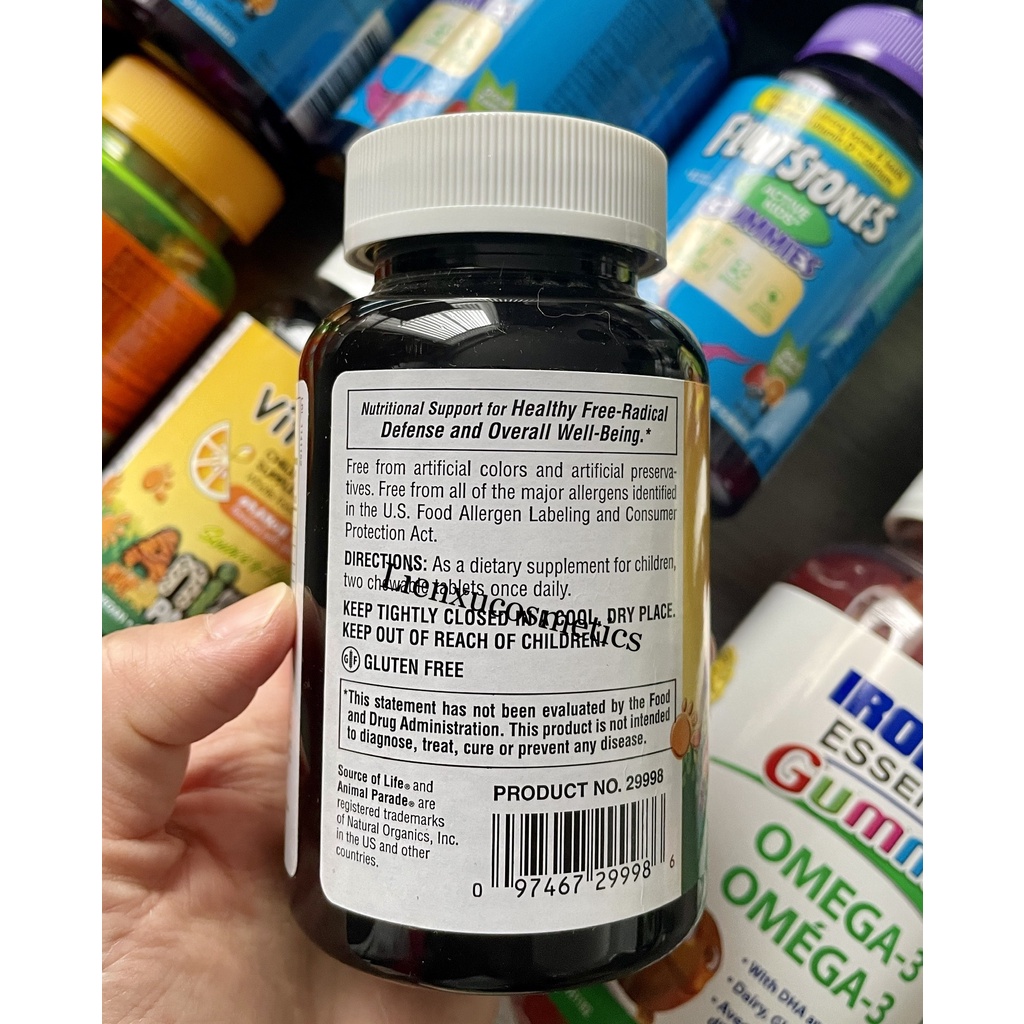 Kẹo dẻo vitamin C trẻ em; hsd 2023/2024