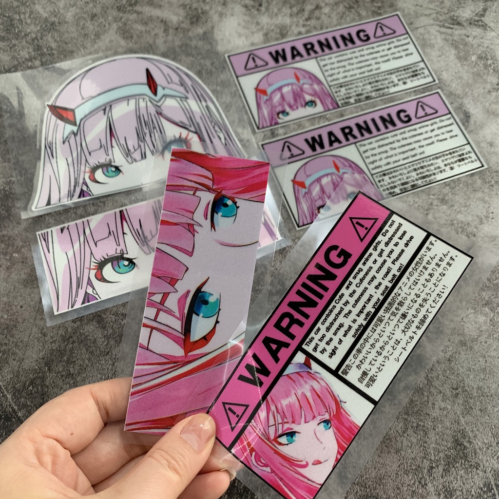 Miếng Dán Phản Quang Họa Tiết Đôi Mắt Hoạt Hình Chống Thấm Nước Trang Trí Xe Hơi