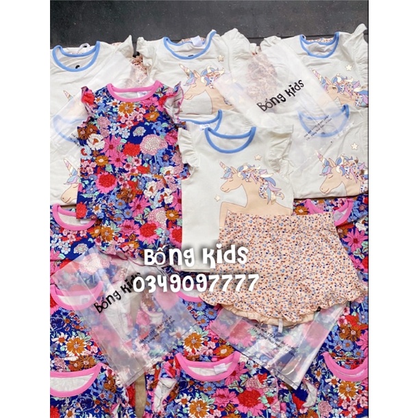 Bộ Hé Bé Gái Tay Hến CottonOn