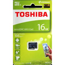 FREESHIP 99K TOÀN QUỐC_Thẻ Nhớ TOSHIBA 16GB MicroSDHC M203 UHS-I U1 100MB/s - BH 5 năm | BigBuy360 - bigbuy360.vn