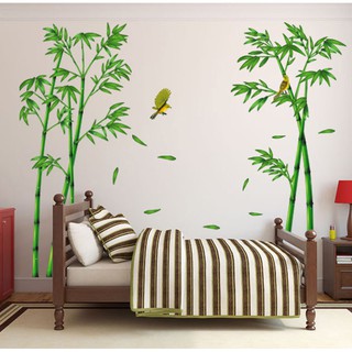 Decal Dán Tường Khóm Trúc