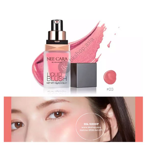 [ Auth Thái ] Má Hồng Dạng Kem NeeCara Liquid Blush N165