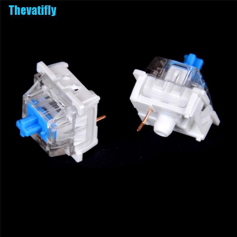 Set 10 Công Tắc Bàn Phím Cơ Màu Xanh Dương Cho Cherry Mx