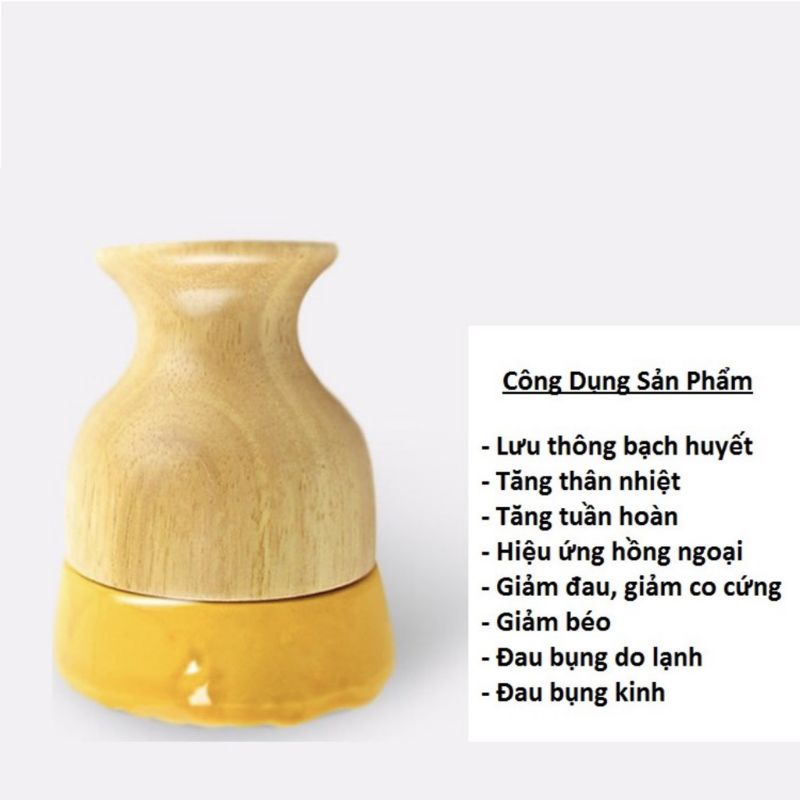 Cốc Nhiệt Giảm Đau Nhức Mỏi, Massage Body, Đả Thông Kinh Lạc