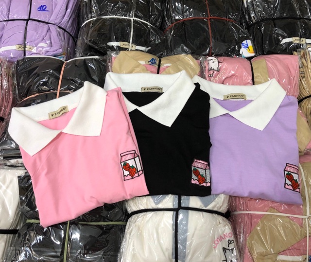 (Xả sốc lẻ màu) Áo Polo Dáng Rộng Thun Cotton Lên Dáng Chuẩn