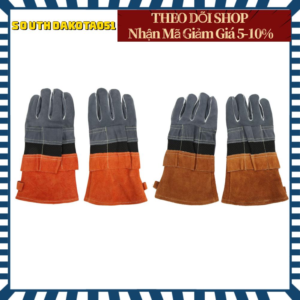 Southdakota051 1 đôi Găng tay chịu nhiệt Ngón riêng biệt chống nóng Dụng cụ nấu ăn để hàn BBQ