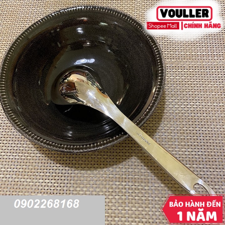 Muôi Múc Canh Vouller Stainless Steel Inox Sáng Bóng Lòng Sâu Cán Dày