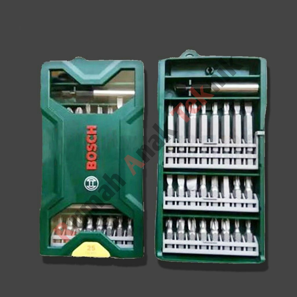 Bộ 25 Đầu Tua Vít Nam Châm X-Line Bosch Chuyên Dụng