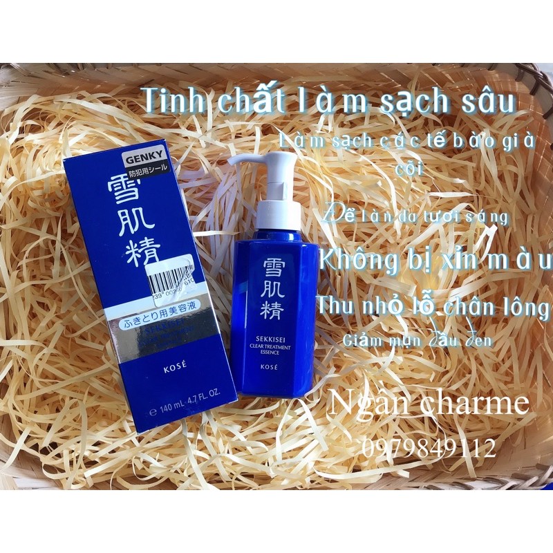 Tinh chất làm sạch sâu Kose Clear sekkisei Treatment essence