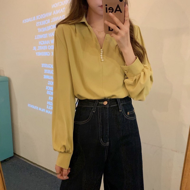 [SẴN] Áo kiểu sơ mi nữ Ulzzang Quảng Châu ASK2