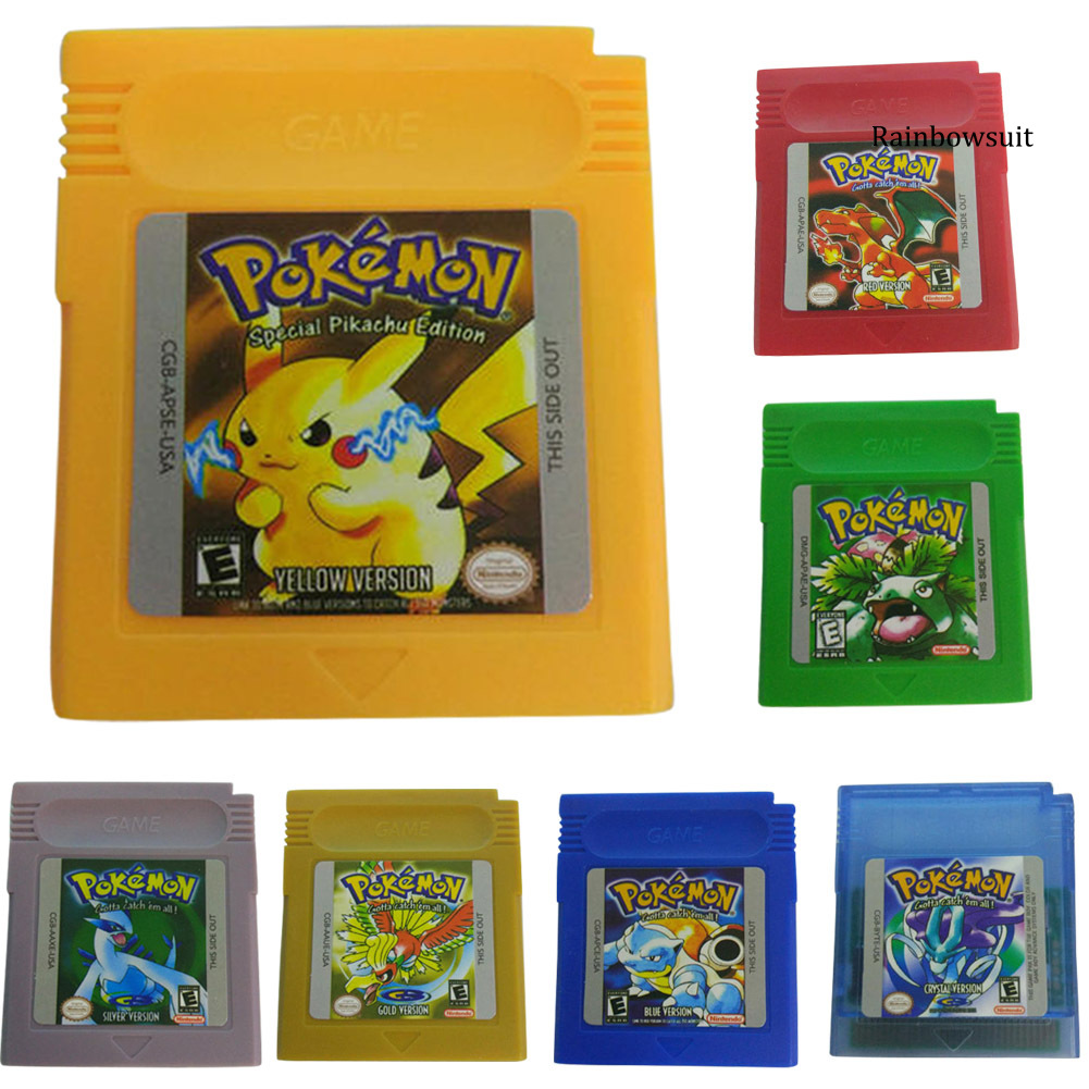 Thẻ chơi game NINTENDO Pokemon GBC dòng phiên bản giới hạn