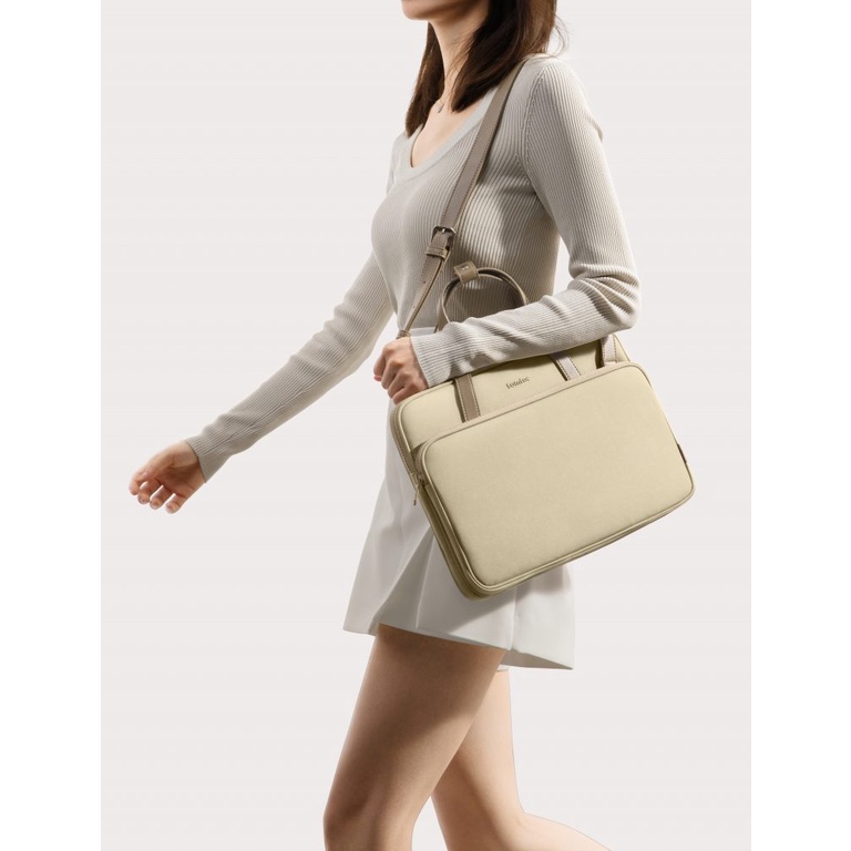Túi đeo chéo Tomtoc Premium Theher Shoulder bag Mácbook, Laptop 13”/14&quot;- H22