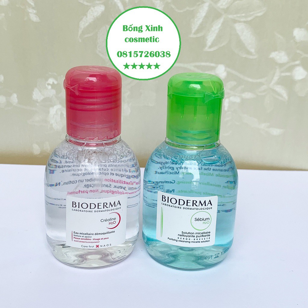 Nước Tẩy Trang Bioderma Crealine H2O Nội Địa Pháp