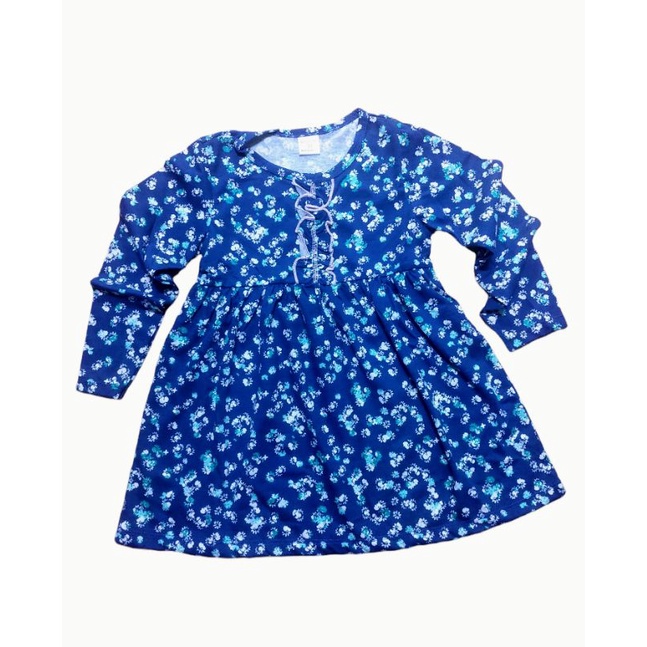 VÁY BÉ GÁI DÀI TAY COTTON XUẤT KHẨU 10- 25KG